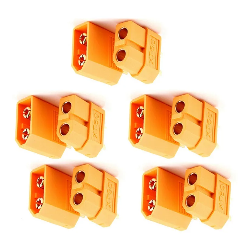 Conector macho hembra para Bullet XT60 XT-60For RC, cargador de batería Lipo para coche, Drone, avión, helicóptero, transmisor RC
