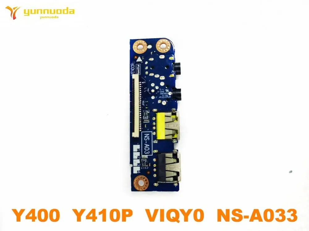 

VIQY0 NS-A033 для Lenovo Y400 Y410P Плата Usb-порта, аудиоплата 100% протестирована хорошо