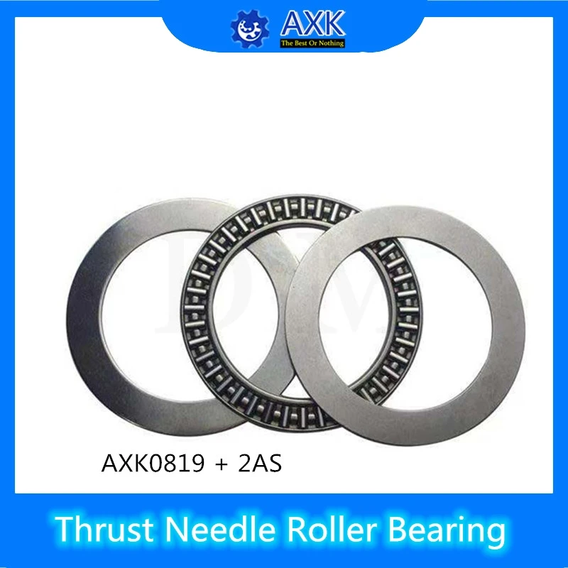 

AXK0819 + 2AS Thrust Needle Roller Bearing With Two AS0819 Washers 8*19*3.5mm ( 10 Pcs) AXK0819 NTB0819 Bearings