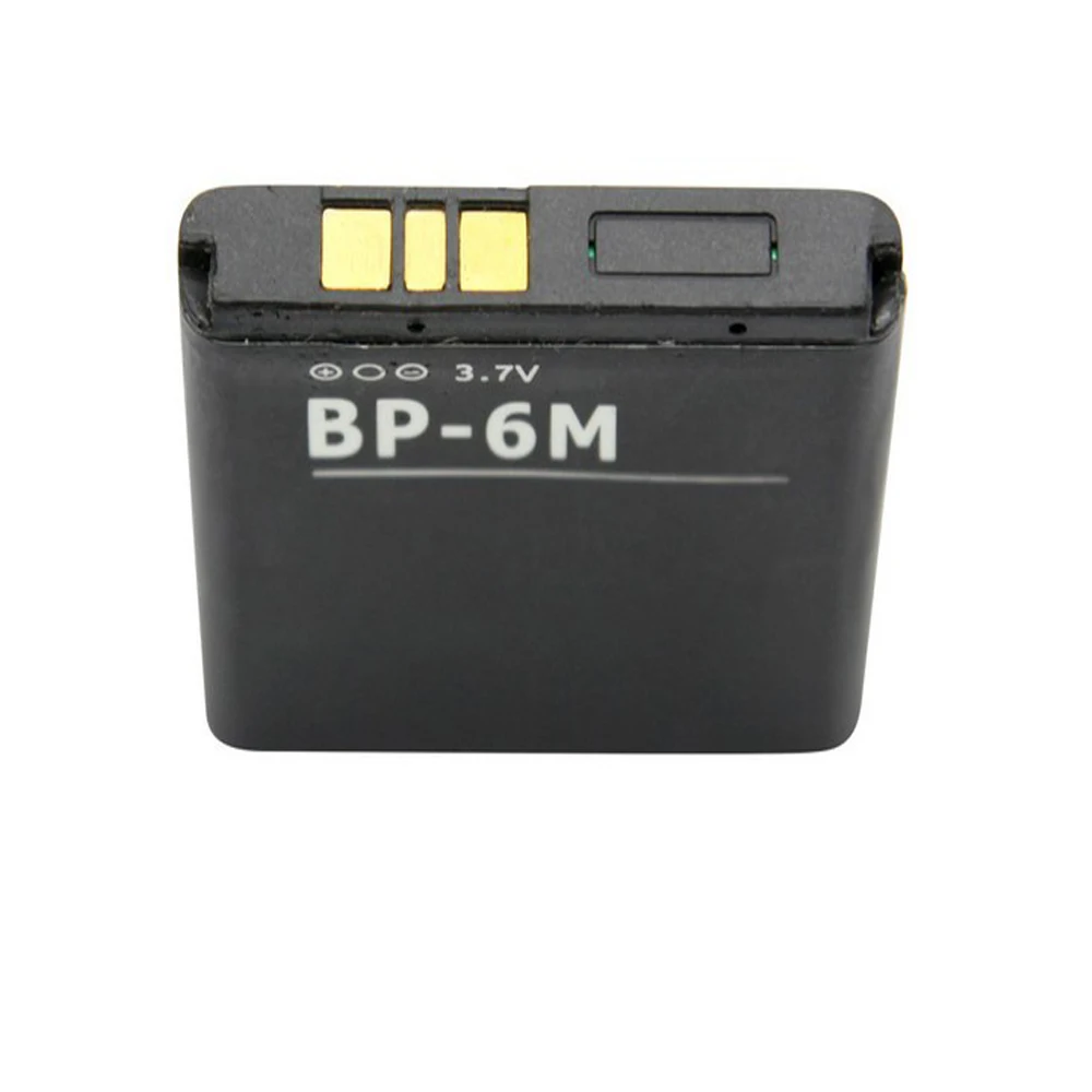 1100mAh Li-ion Replacement Battery BP-6M BP6M BP 6M Phone Batteries for Nokia 6233 6280 6288 9300 N73 N77 N93 N93S