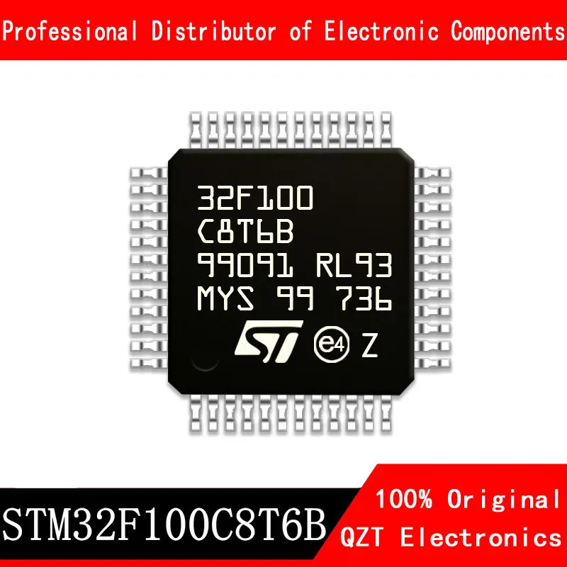 5pcs/lot new original STM32F100C8T6B STM32F100 LQFP48 microcontroller MCU In Stock