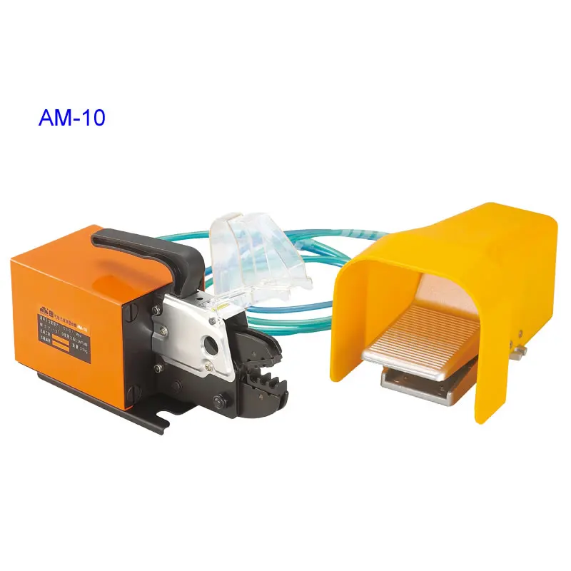 Imagem -02 - tipo Pneumático Terminal Máquina de Friso 1.3t Am-y10 Am10 Terminal Crimper Alicadores Ferramenta com Friso Morre para Opcional