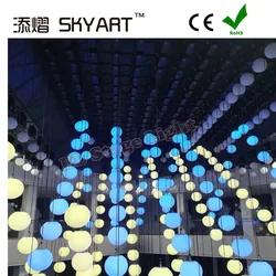 led colorful Ball Lifting kinetic machine LED Elevator Lifting Ball Light