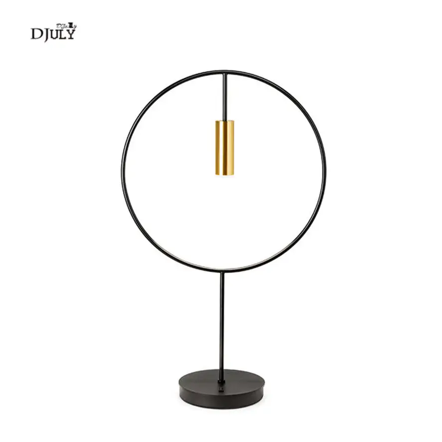 nordic Minimalism design ring table lamp for bedroom study elegant home deco student desk light fixtures led bedside luminaire