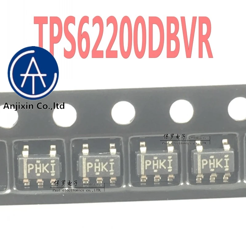 

10pcs 100% orginal and new switching regulator TPS62200DBVR TPS62200 silk screen PHKI SOT23-5 in stock