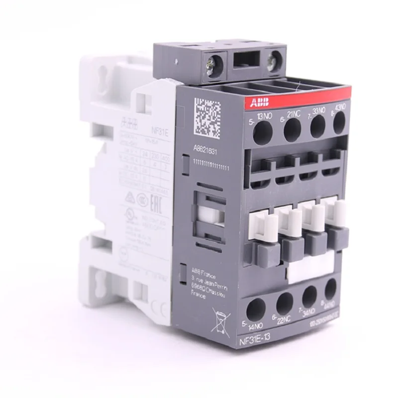 ABB  NF 4-pole contactor relays AC / DC operated  NF31E-11 NF31E-12 NF31E-13 NF31E-14