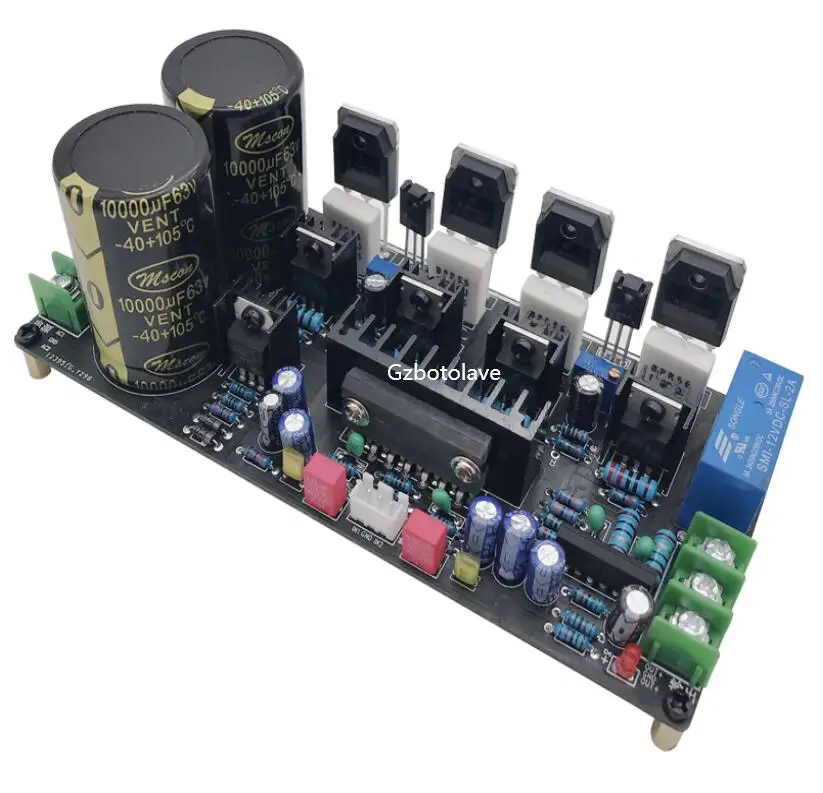 

Refer to Sony classic circuit UPC2581V 150W+150W hifi DIY dual channel power amplifier kit/board