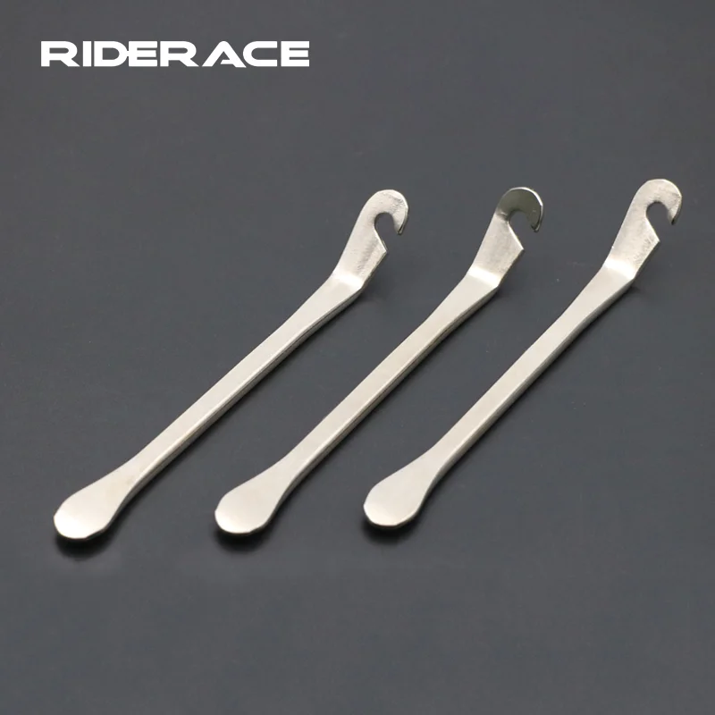 3PCS Bicycle Tyre Lever Durable Metal Steel Tire Pry Bar Tires Opener Breaker Crowbar Mountain Bike Wheel Removing Repair Tool