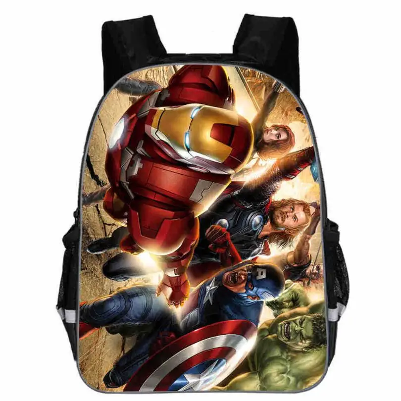 11-16-inch bag Mochilas Avengers backpack For Teenage Boys Children School Bags Heroes Cartoon Backpack Captin America Bags