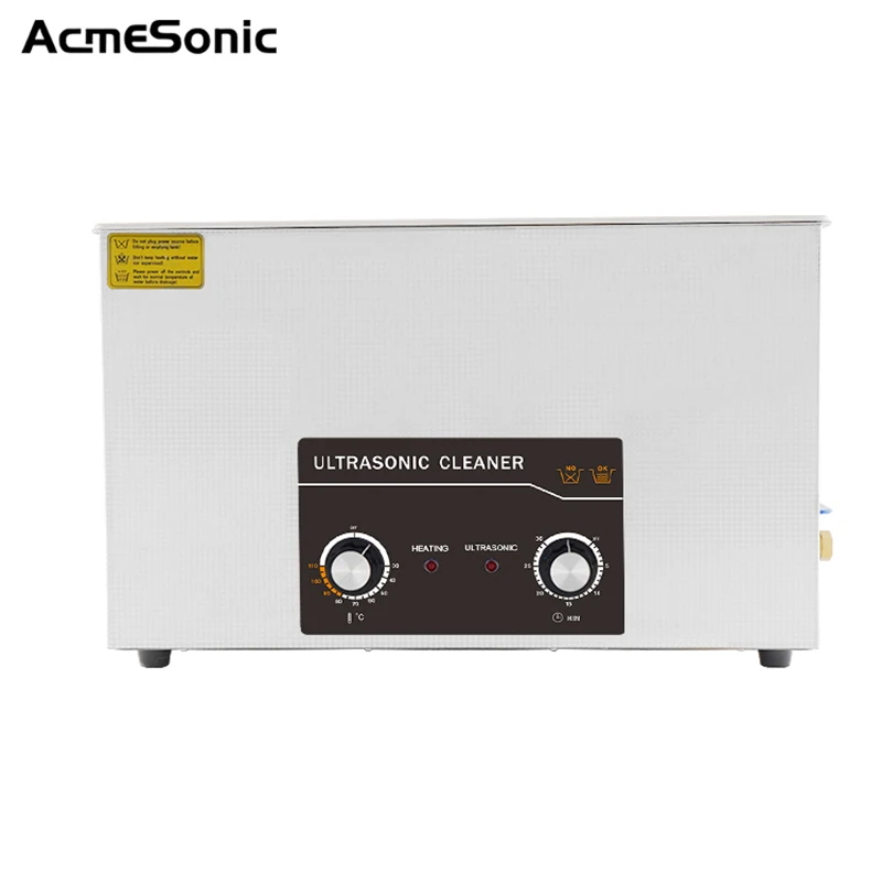 ACMESONIC Factory Ultrasonic Cleaner A22L 40kHz 480W Durable Knob Adjustment Ultrasonic Vendor Dedicated Cleaning Machine