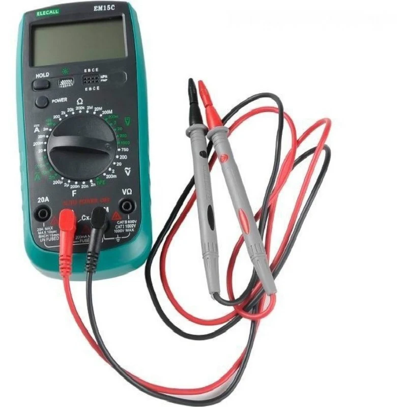 1 زوج العالمي متعدد القلم الرقمية 1000 فولت 10A رقيقة تلميح إبرة متعددة متر اختبار الرصاص التحقيق سلك القلم كابل