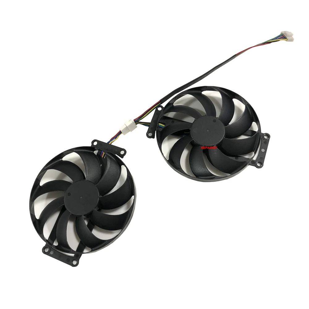 2Pcs/Set PLD09210S12H,FDC10H12S9-C,VGA GPU Graphics Card Fans,For ASUS DUAL RTX 2060 O6G EVO GTX 1660,Replace T129215SU