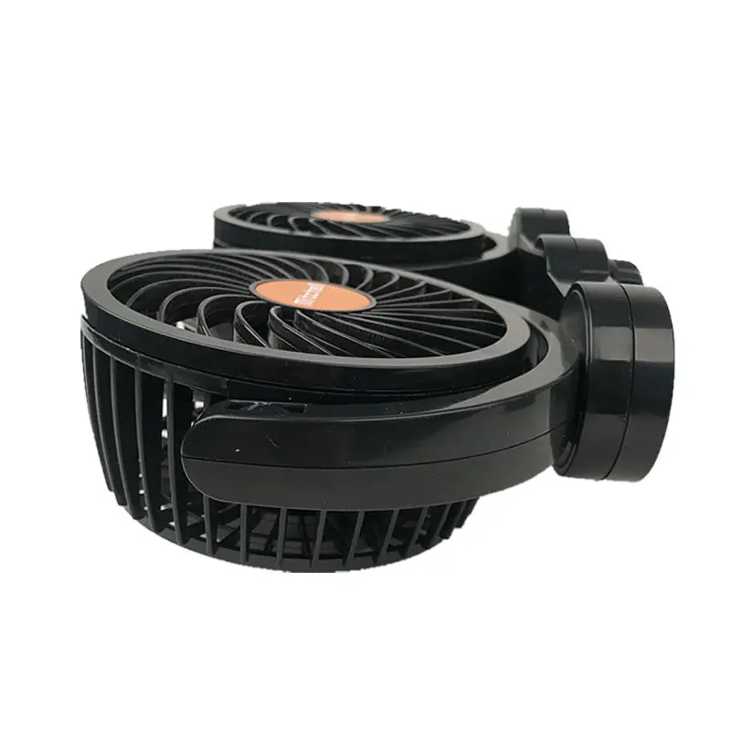 Mini Electric Car Fan Low Noise Car Air Conditioner 360 Degree Rotating Cooling Fan in the car Cooler ventilador Summer