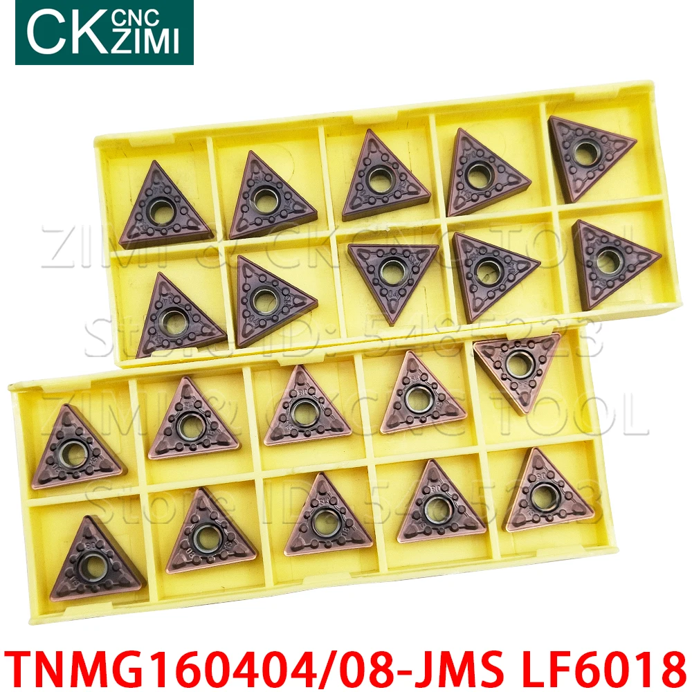 TNMG160404-JMS LF6018 TNMG160408-JMS LF6018 초경 인서트 외부 선삭 공구 CNC 금속 선반 공구 TNMG For Stainless Steel