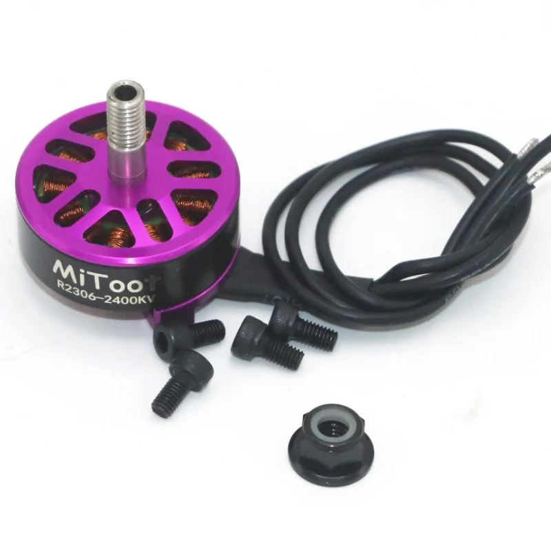 4 zestaw/partia Mitoot R2306 2306 2400KV bezszczotkowy silnik CW CCW wsparcie 4-5S dla FPV zdalnie sterowany dron Quadcopter Multirotor