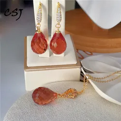 CSJ Created  Zultanite Jewelry Sets Gemstone Color Change for Women Party Birthday Gift