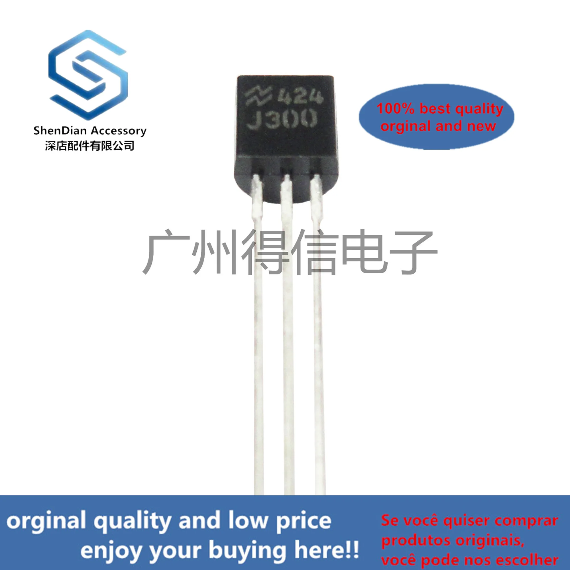 10pcs 100% orginal new J300  N-channel field effect can be used as BF245 for the last three levels TO-92 real photo