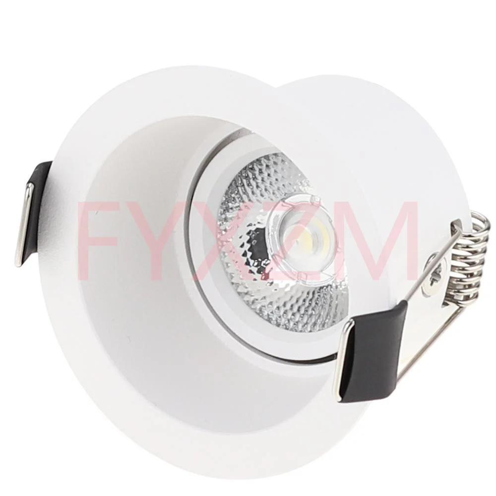 CRI92 Anti-glare LED 5W 7W 9W 12W 15W Embedded Ceiling Downlight Round Spotlights Recessed Led Indoor Ceiling Light for Jewelry