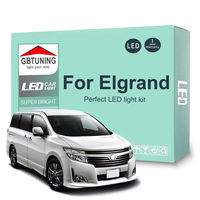 Car Accessories For Nissan Elgrand E50 E51 E52 1996-2019 2020 2021 2022 2023 Canbus Dome License Plate LED Interior Light Bulb