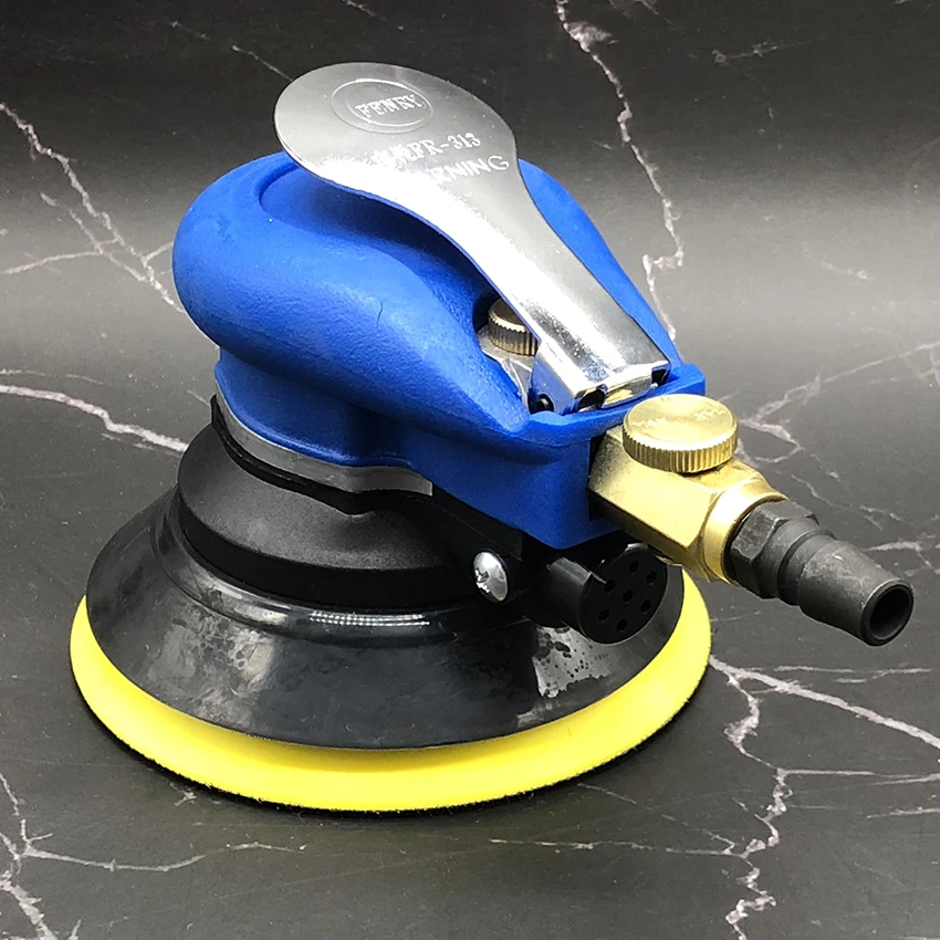 5 Inch Non-vacuum Matte Surface Circular Pneumatic Sandpaper Random Orbital Air Sander Polished Grinding Machine Hand Tools NEW