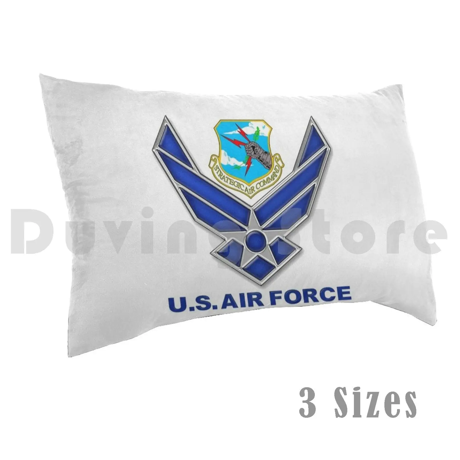 Strategic Air Command ( Sac ) Crest Pillow Case Printed 50x75 Usaf Us Air Force Air Force Sac Strategic Air