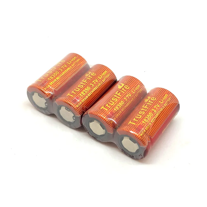 

TrustFire IMR 18350 3.7V 700mAh Li-ion Battery High Drain Rechargeable Lithium Batteries Cell for Flashlights Electronic Smokes