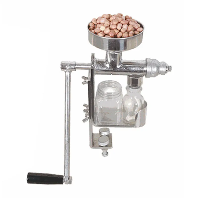 Stainless steel Manual oil press Household Small Hand shake Multifunction olive oil Soy peanut Oil press