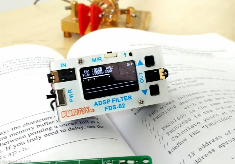 فلتر رقمي صوتي DSP SSB CW Ham radio YAESU ICO M FT-817 857 897 KX3 FT-818 مع كتيب