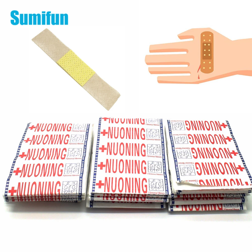 

50/100/150Pcs First Aid Bandage Heel Cushion Adhesive Plaster Band Aid Wound Dressings Sterile Hemostasis Patch Sticker Z37001