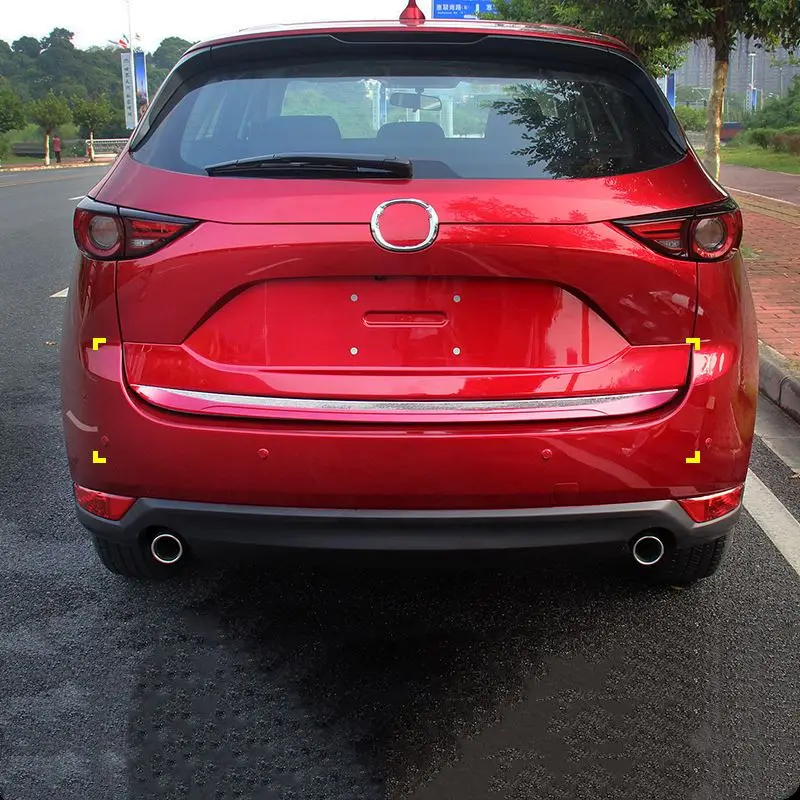 

WELKINRY car auto cover for Mazda CX-5 KF 2017 2018 2019 2020 ABS chrome rear tail box gate back door trunk boot lid trim