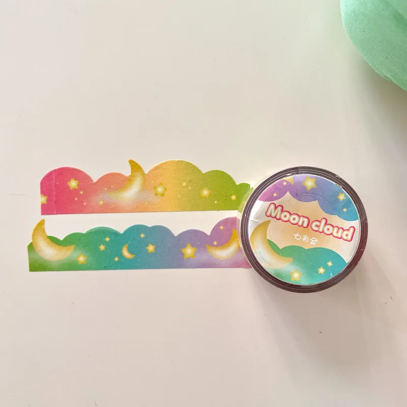 Schattige Star Moon Cloud Washi Tapes Diy Plakboek Journal Handaccount Dagboek Zelfklevende Afplakband Kawaii Briefpapier