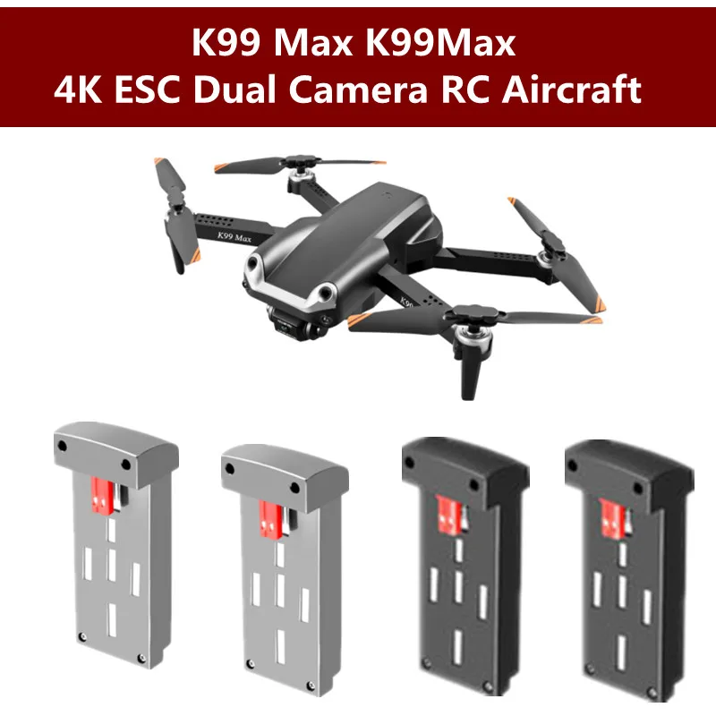 K99 Max K99Max 4K Smart Attitude Height WIFI FPV RC Drone Quadcopter Spare Parts Accessories 3.7V 1800MAh Battery