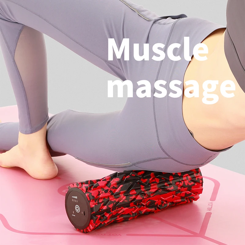 Electric Foam Shaft Muscle Relaxation Roller Stovepipe Massager Fitness Yoga Column Fascia Vibration