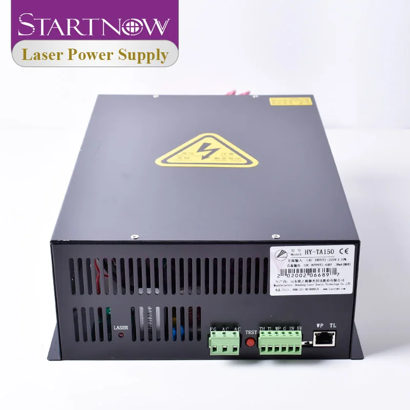 Startnow CO2 ليزر امدادات الطاقة HY-TA150 110/220 فولت PSU آلة تقطيع بالليزر قطع الغيار HY المصدر لأنبوب ليزر CO2 130 واط 150 واط