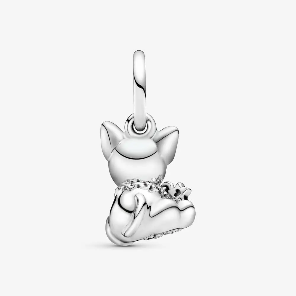 SALE! 925 Sterling Silver Beads Fit Original Pandora Bracelets Bull Terrier Puppy Dog Dangle Charm Women DIY Fashion Jewelry