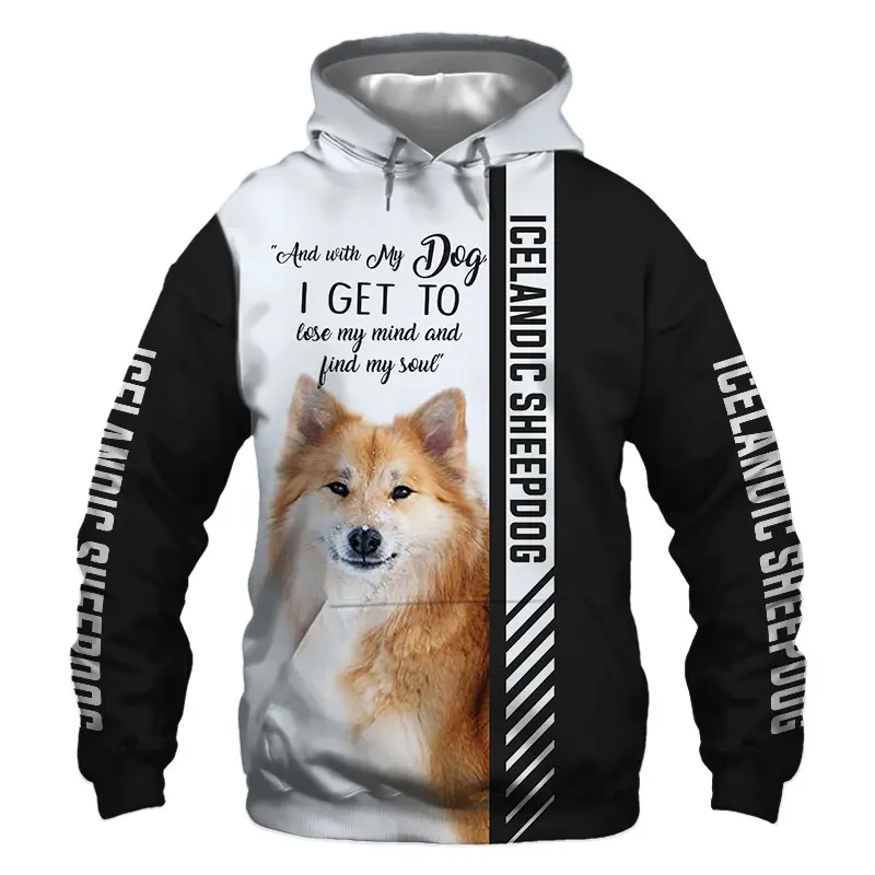 

Icelandic Sheepdog Dog 3DPrint Jacket Men/women Harajuku Hoodie Unisex Casual Streetwear Sweatshirt Pullover Sudadera Hombre-1