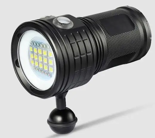 Imagem -05 - Boledenye Led Lanterna de Mergulho Mergulho Mergulhador Lâmpada 100m à Prova Impermeável Água Luzes Subaquáticas Fotografia Vídeo Tocha