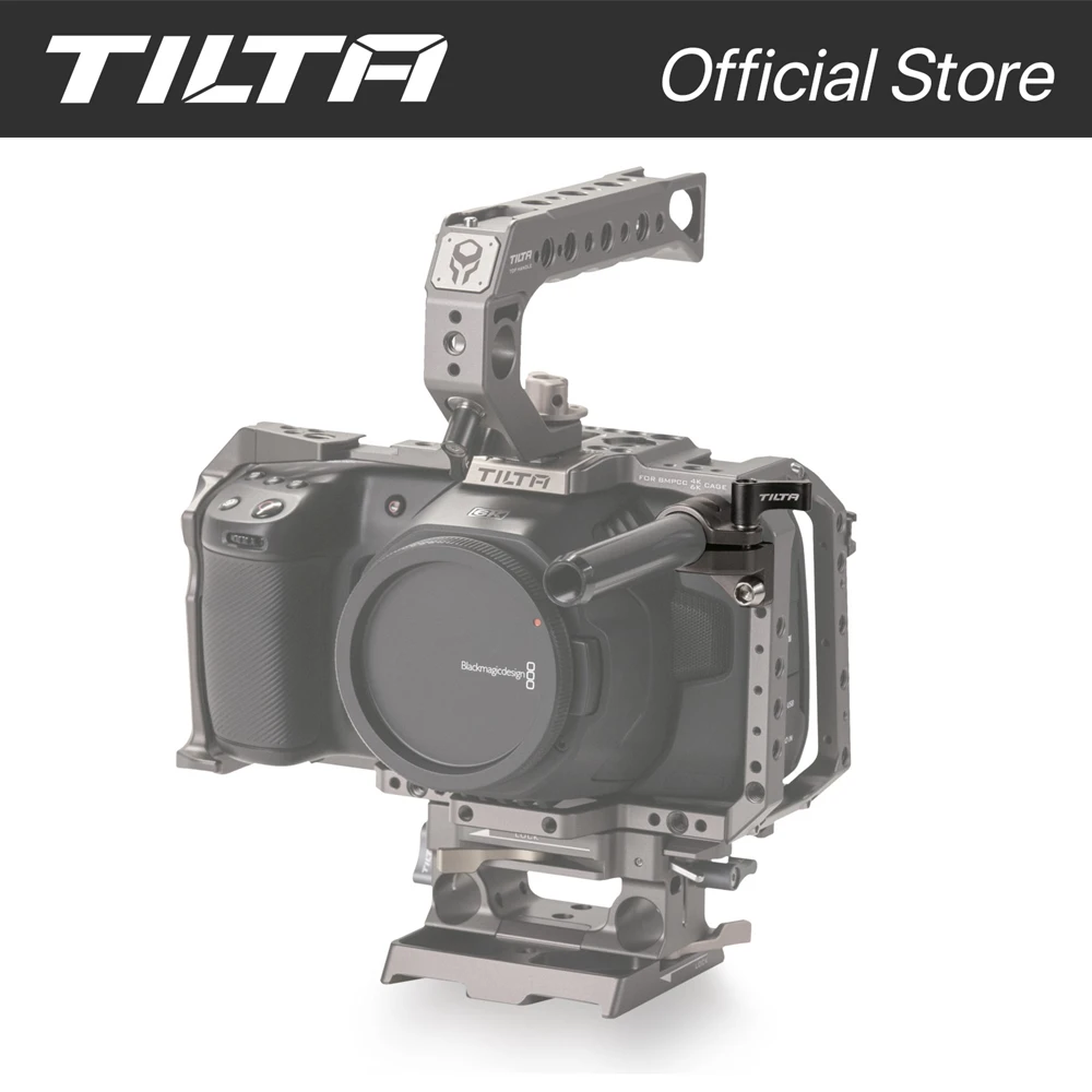 TILTA TA-BSRA-15-G 15mm Bottom Single Rod Holder & Top & Side adapter for Tilta BMPCC 4k 6K for GH5 for SONY A7M4 for Canon 5d