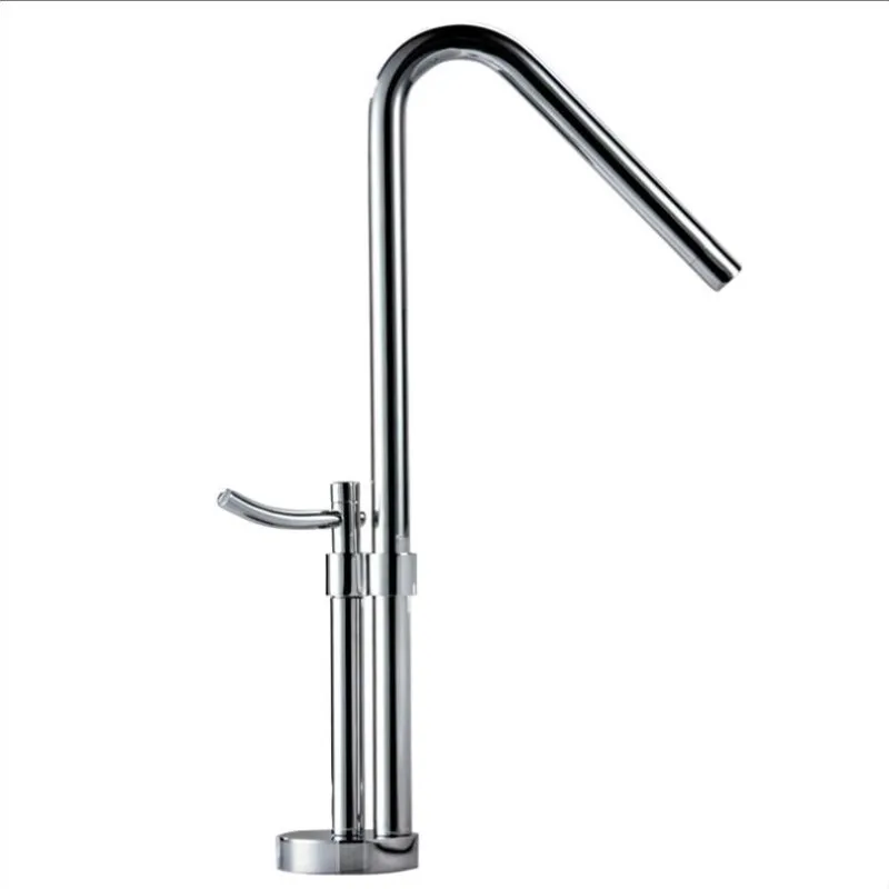 

Vidric Chrome Bathroom Basin Faucet Hot and Cold Single Handle Lavatory Mixer Tap Brass Material North Europe Style New Arrival