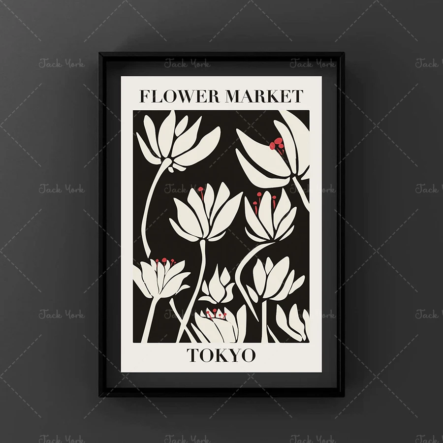 Flower Market Print… - image