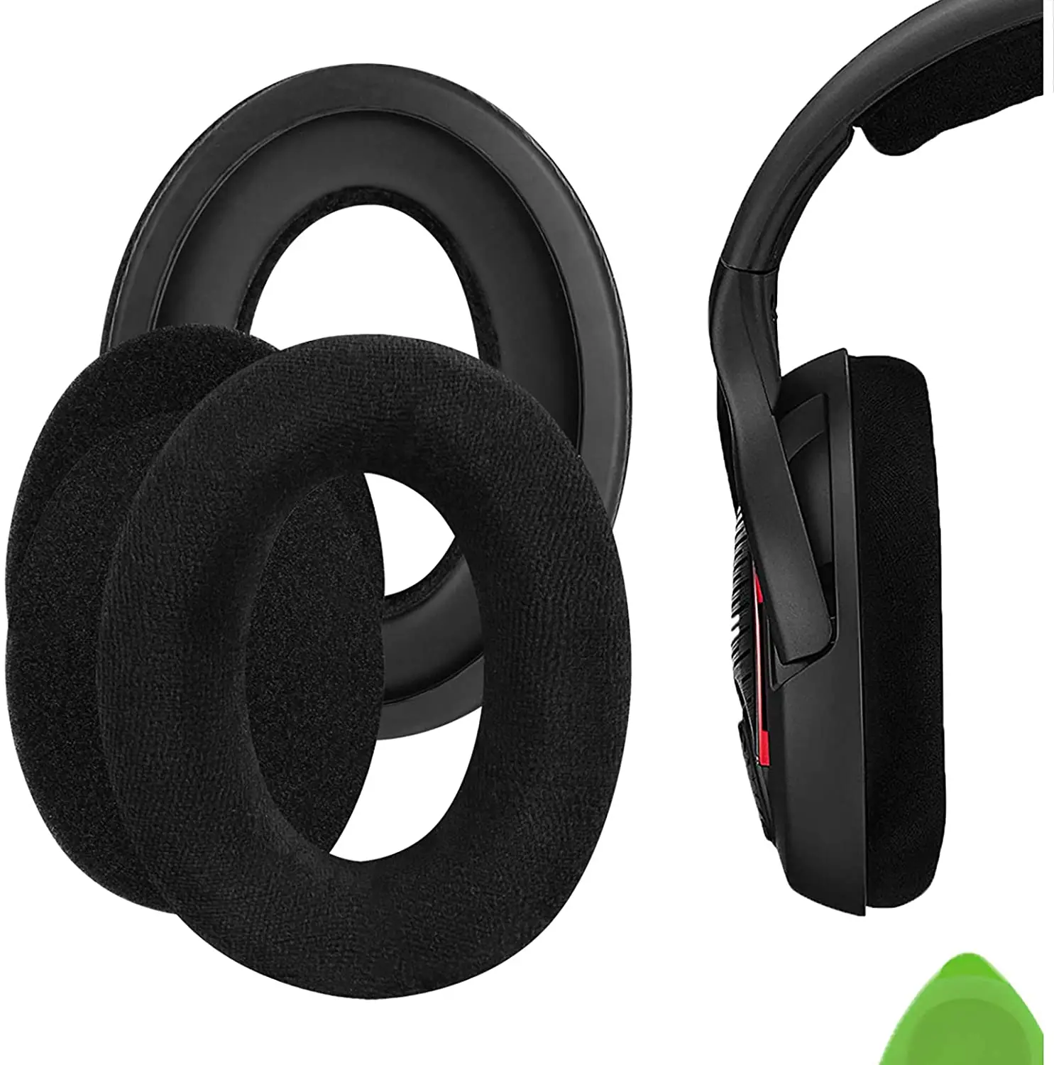 Comfort Velour Replacement Ear Pads for Sennheíser Game ONE, PC360, PC363D, PC373D Headphones Earpads, Headset Ear Cushion Repa