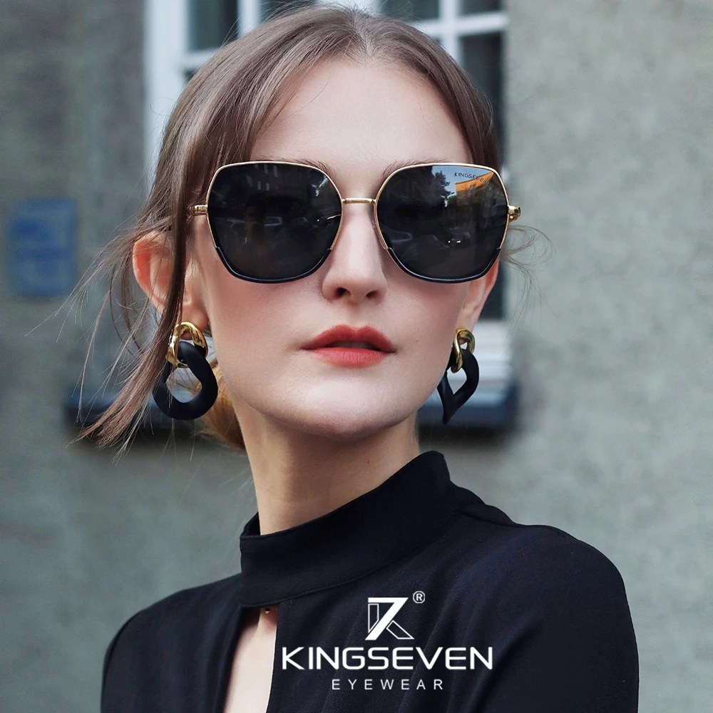 

KINGSEVEN Young Style Women's Sunglasses Gradient Polarized Lens Luxury Design Ladies Elegant Lunette De Soleil Femme