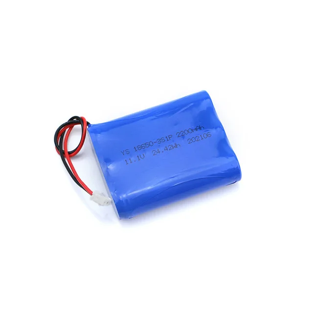 18650 akumulator litowy 2200mAh 11.1v 12V z wtyczką 3 seria oświetlenie wędkarskie trójkątne latarka silne światło LED