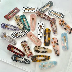 Internet Celebrity South Korea Dongdaemun Ins Acetate Hairpin Acrylic Side Clip Fashion Headdress Cute Hair Accessories