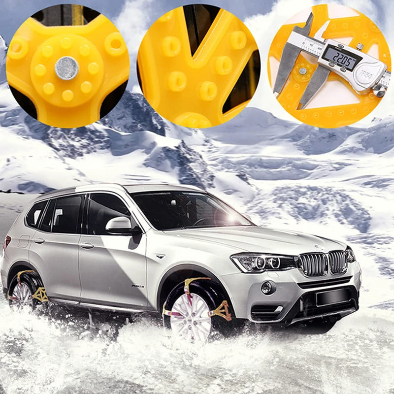 Universal Winter Truck Car Easy Installation Snow Chain Tire Anti-skid Belt Safe And Secur Thickened Non-slip Wheel Snow Chain