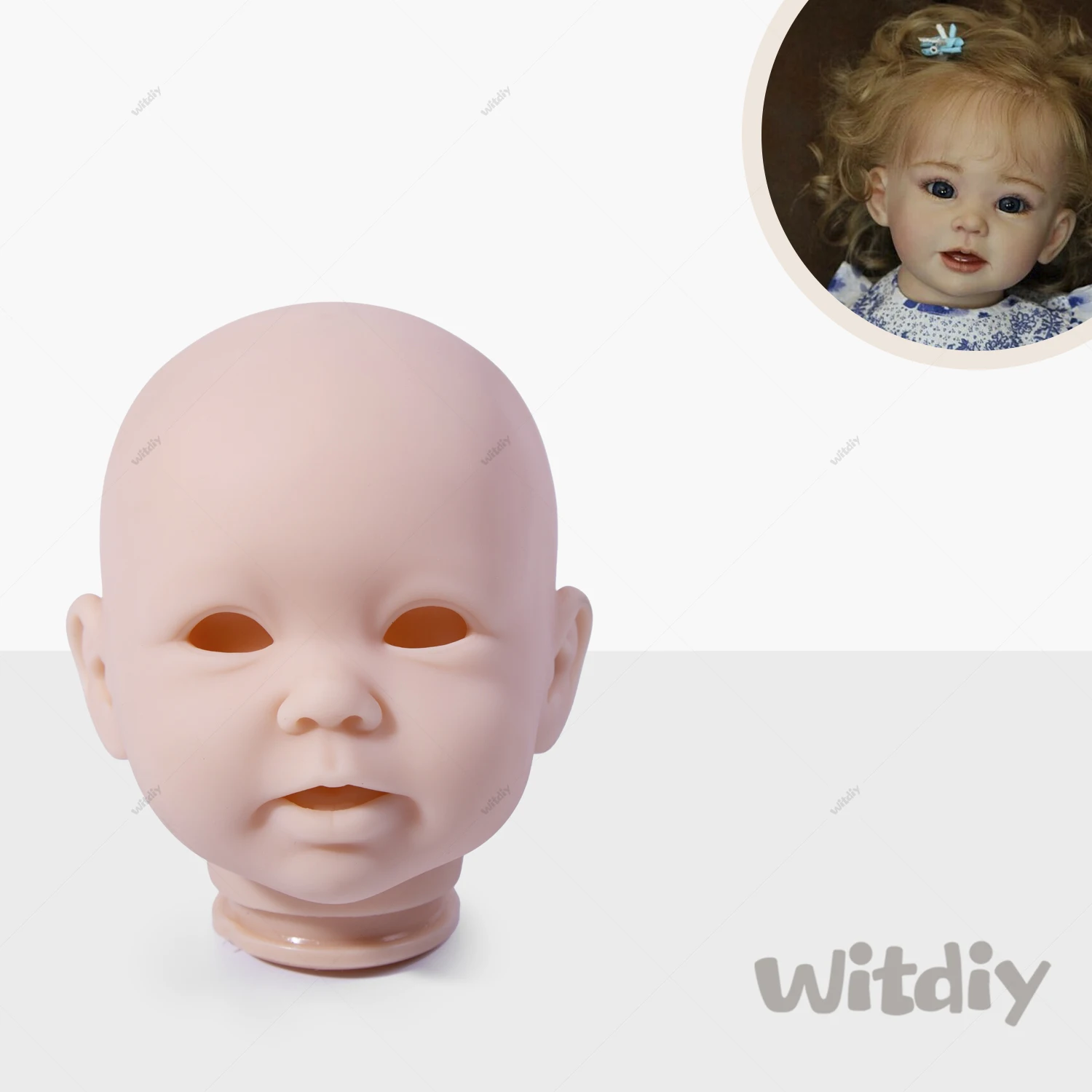 

Witdiy Bonnie 50 cm/19.69 inch new vinyl blank reborn doll baby unpainted kit/Give 2 gifts