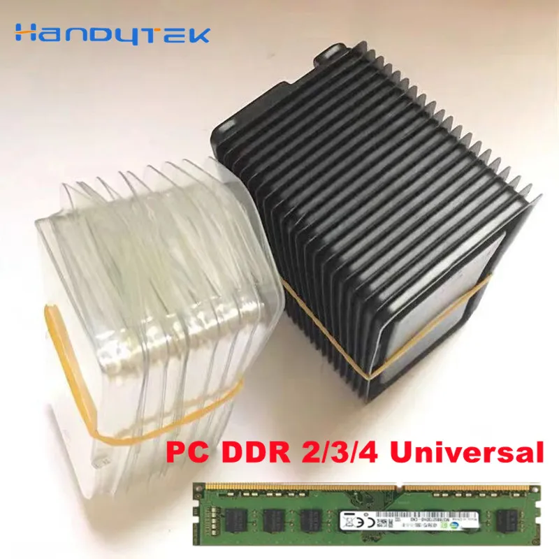 50Pcs/lot DDR DDR2 DDR3 DDR4 100% new Universal PC memory box storage Boxes Article plastic box The protective case