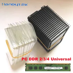 50ピース/ロットddr DDR2 DDR3 DDR4 100% 新ユニバーサルpcメモリボックス収納ボックス記事プラスチックボックス保護ケース