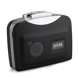 Ezcap 230 USB Cassette Tape Player Converter Walkman Convert to MP3 into USB Flash Drive Adapter Music Player No Need Driver& PC