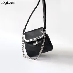 Borse a tracolla nere donna Tote Mini Casual catena a spalla rossetti Shopping Phone All-match High Street Chic borse fresche nuovo